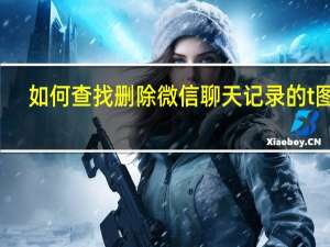 如何查找删除微信聊天记录的t图片（如何查找已删除微信聊天记录）