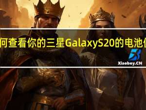 如何查看你的三星Galaxy S20的电池使用情况