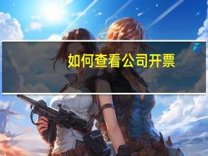 如何查看公司开票