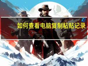 如何查看电脑复制粘贴记录