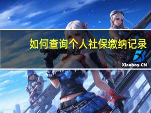 如何查询个人社保缴纳记录（查询个人社保缴纳记录）