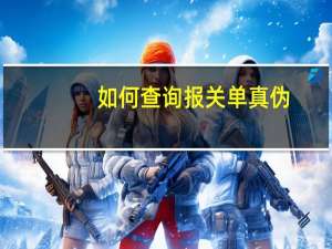 如何查询报关单真伪