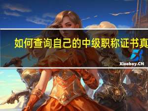 如何查询自己的中级职称证书真假