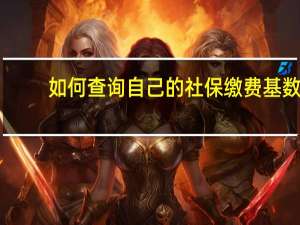 如何查询自己的社保缴费基数