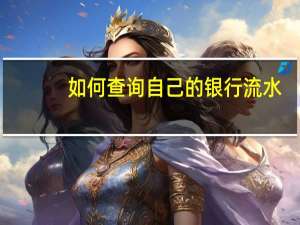 如何查询自己的银行流水（怎么自己查自己的银行流水）