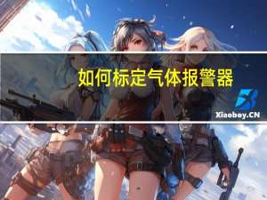 如何标定气体报警器