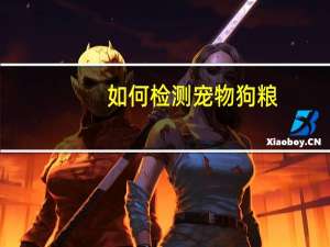 如何检测宠物狗粮