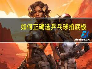 如何正确选乒乓球拍底板