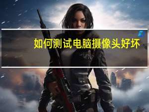 如何测试电脑摄像头好坏（如何测试电脑摄像头）