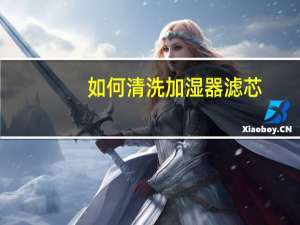 如何清洗加湿器滤芯（如何清洗加湿器）