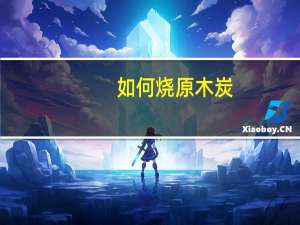 如何烧原木炭