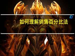 如何理解销售百分比法