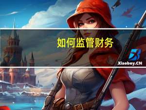 如何监管财务