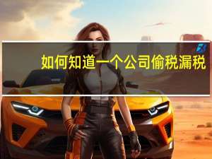 如何知道一个公司偷税漏税
