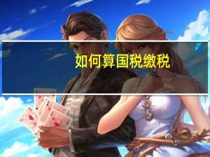 如何算国税缴税