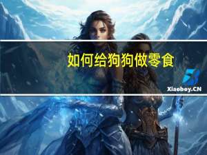 如何给狗狗做零食
