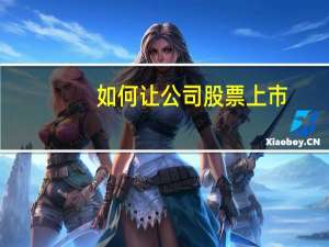 如何让公司股票上市