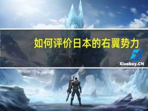 如何评价日本的右翼势力
