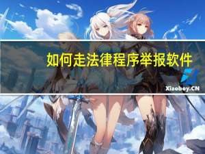 如何走法律程序举报软件