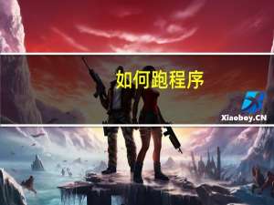 如何跑程序