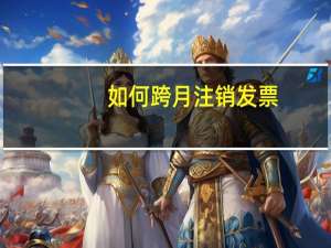 如何跨月注销发票