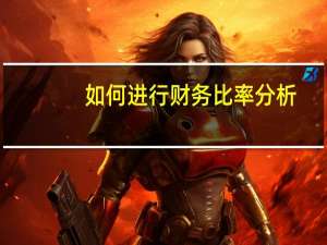 如何进行财务比率分析