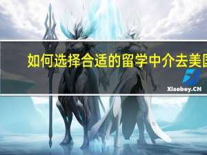 如何选择合适的留学中介去美国