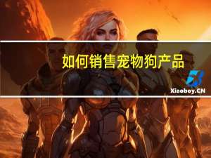 如何销售宠物狗产品