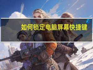如何锁定电脑屏幕快捷键（如何锁定电脑屏幕）