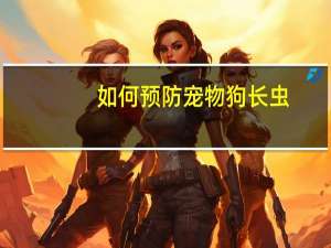 如何预防宠物狗长虫