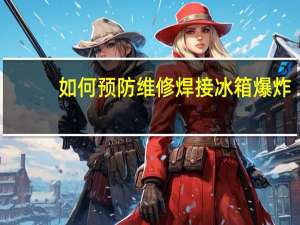 如何预防维修焊接冰箱爆炸