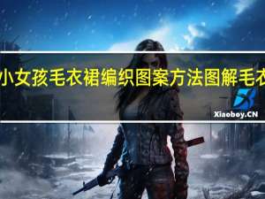 如何DIY小女孩毛衣裙编织图案方法图解 毛衣编织图案图解