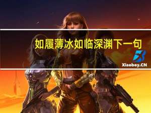 如履薄冰如临深渊下一句（如履薄冰如临深渊是什么意思）