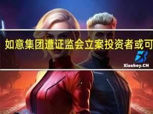 如意集团遭证监会立案 投资者或可索赔