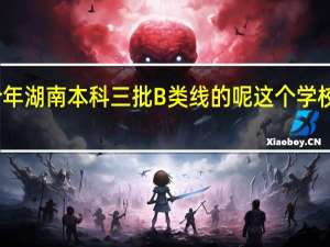 如果上了今年湖南本科三批B类线的呢 这个学校分数线大概多少
