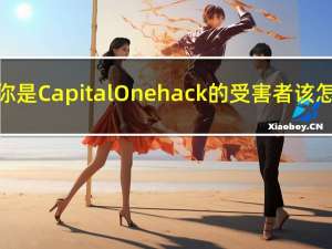 如果你是Capital One hack的受害者该怎么办