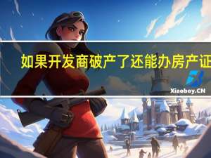 如果开发商破产了还能办房产证吗