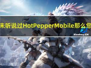 如果您从未听说过HotPepperMobile那么您并不孤单