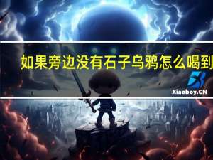 如果旁边没有石子乌鸦怎么喝到水