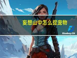 妄想山中怎么捉宠物