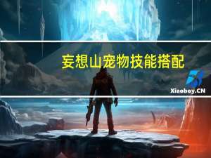 妄想山宠物技能搭配