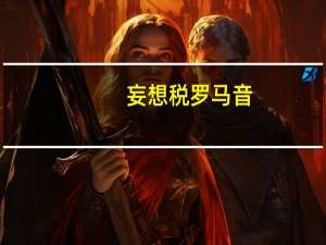 妄想税 罗马音（妄想税中文罗马音）