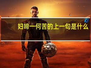 妇啼一何苦的上一句是什么