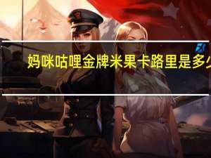 妈咪咕哩 金牌米果卡路里是多少