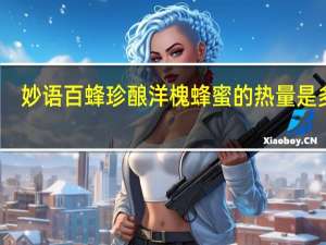 妙语 百蜂珍酿洋槐蜂蜜的热量是多少