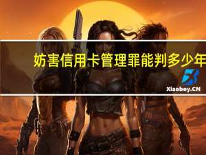 妨害信用卡管理罪能判多少年