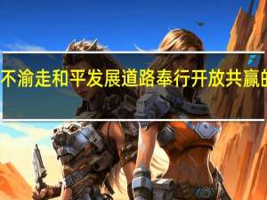 始终不渝走和平发展道路奉行开放共赢的开放战略