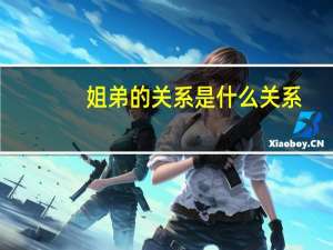 姐弟的关系是什么关系