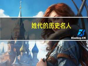 姓代的历史名人