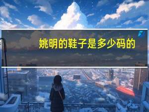 姚明的鞋子是多少码的